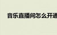 音乐直播间怎么开通（yy直播间怎么开）