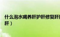 什么泡水喝养肝护肝修复肝脏损伤较好（什么泡水喝养肝护肝）