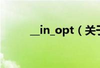 __in_opt（关于__in_opt的简介）