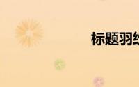 标题羽纱是什么