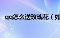 qq怎么送玫瑰花（如何送给QQ好友鲜花）