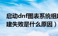 启动dnf图表系统组建失败（dnf图表系统组建失败是什么原因）