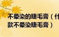不晕染的睫毛膏（什么睫毛膏不晕染?推荐8款不晕染睫毛膏）