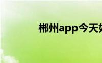 郴州app今天如何提交反馈？