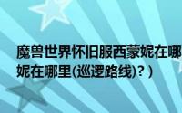 魔兽世界怀旧服西蒙妮在哪（怀旧服4恶魔中的迷人的西蒙妮在哪里(巡逻路线)?）