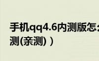 手机qq4.6内测版怎么样（手机qq4.6使用评测(亲测)）