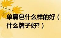 单肩包什么样的好（如何选购单肩包?单肩包什么牌子好?）