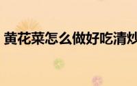 黄花菜怎么做好吃清炒（黄花菜怎么做好吃）