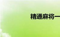 精通麻将一定要赢技巧