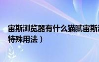 宙斯浏览器有什么猫腻宙斯浏览器特殊用法（宙斯浏览器的特殊用法）