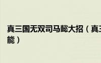真三国无双司马懿大招（真三国无双攻略——法师司马懿技能）