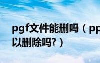pgf文件能删吗（ppsds.pgf是什么文件?可以删除吗?）