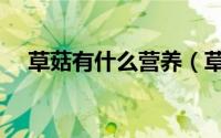 草菇有什么营养（草菇有哪些营养价值）