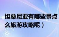 坦桑尼亚有哪些景点（想去坦桑尼亚旅游有什么旅游攻略呢）