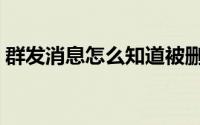 群发消息怎么知道被删（群发消息怎么群发）