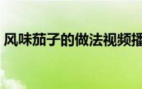 风味茄子的做法视频播放（风味茄子的做法）