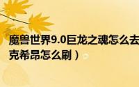 魔兽世界9.0巨龙之魂怎么去（魔兽世界8.0DS巨龙之魂奥卓克希昂怎么刷）