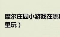 摩尔庄园小游戏在哪里（摩尔庄园小游戏在哪里玩）