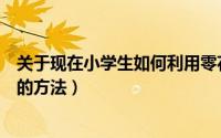 关于现在小学生如何利用零花钱的情况（小学生赚取零花钱的方法）