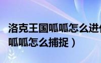 洛克王国呱呱怎么进化为逍遥呱呱（洛克王国呱呱怎么捕捉）