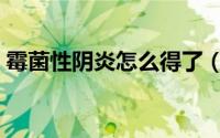 霉菌性阴炎怎么得了（霉菌性阴炎怎么得的）