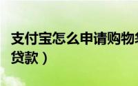 支付宝怎么申请购物袋（支付宝怎么申请购车贷款）