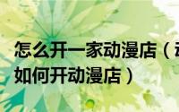 怎么开一家动漫店（动漫店连锁经营专家教你如何开动漫店）