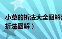 小草的折法大全图解法（图老师教你折纸草的折法图解）