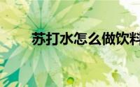 苏打水怎么做饮料（苏打水怎么做）