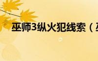 巫师3纵火犯线索（巫师3纵火犯怎么找）