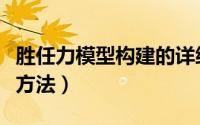 胜任力模型构建的详细步骤（胜任力模型构建方法）