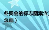 冬奥会的标志图案含义（冬奥会的标志图案怎么画）