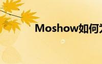 Moshow如何为视频添加标题