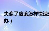 失恋了应该怎样快速走出来（失恋了应该怎么办）
