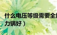 什么电压等级需要全线架设避雷线（什么电压力锅好）