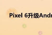 Pixel 6升级Android 13不被允许降级