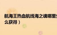 航海王热血航线海之魂哪里兑换（航海王热血航线海之魂怎么获得）