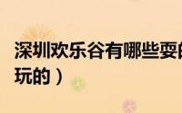 深圳欢乐谷有哪些耍的（深圳欢乐谷有哪些好玩的）