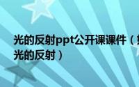 光的反射ppt公开课课件（如何利用101教育PPT学习掌握光的反射）