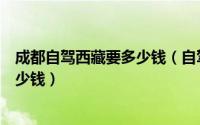 成都自驾西藏要多少钱（自驾游川藏线从成都要拉萨需要多少钱）