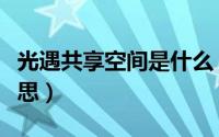 光遇共享空间是什么（光遇共享空间是什么意思）