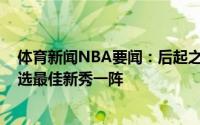 体育新闻NBA要闻：后起之秀火箭官方祝贺杰肖恩-泰特入选最佳新秀一阵
