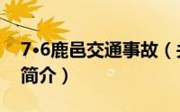 7·6鹿邑交通事故（关于7·6鹿邑交通事故的简介）