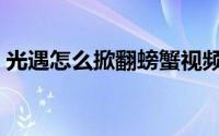 光遇怎么掀翻螃蟹视频（光遇怎么掀翻螃蟹）