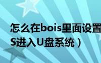 怎么在bois里面设置u盘启动（如何设置BOIS进入U盘系统）