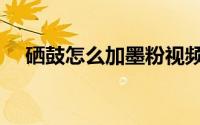 硒鼓怎么加墨粉视频（硒鼓怎么加墨粉）