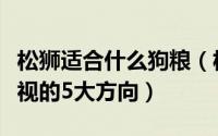松狮适合什么狗粮（松狮吃什么狗粮好不可忽视的5大方向）