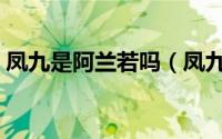 凤九是阿兰若吗（凤九和阿兰若是什么关系）