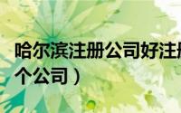 哈尔滨注册公司好注册吗（哈尔滨如何注册一个公司）