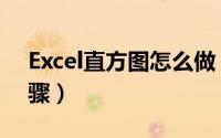 Excel直方图怎么做（excel直方图怎么做步骤）